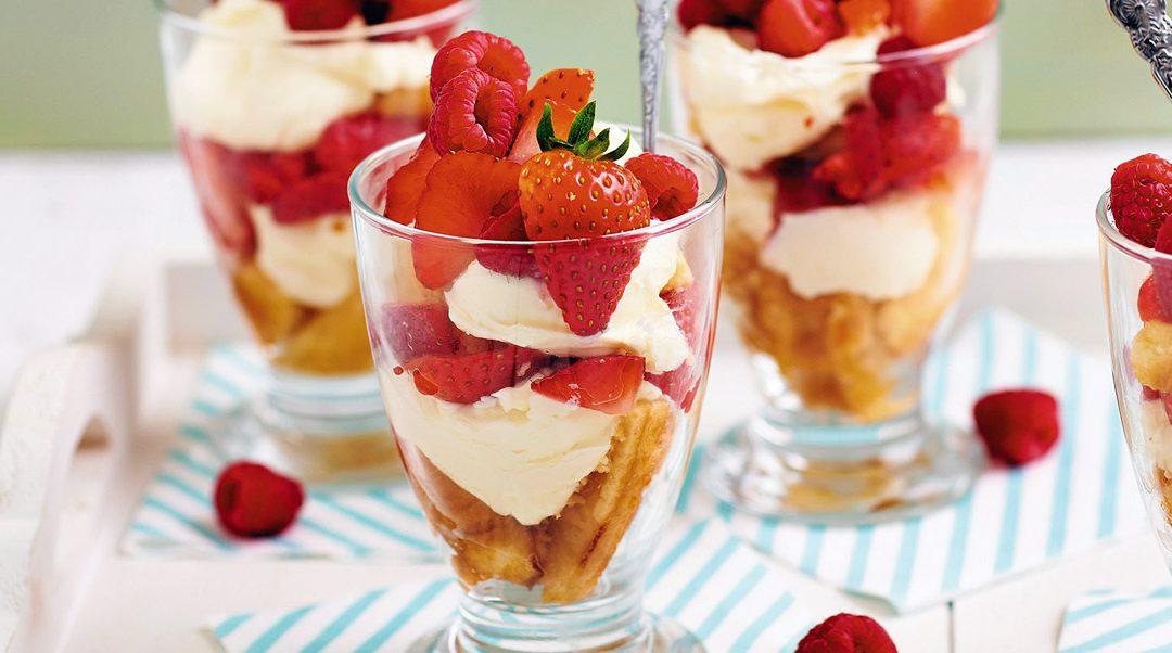 Aardbeien tiramisù