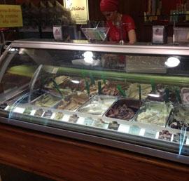 Gelateria Lariana, ijsjes eten met prachtig uitzicht op het meer